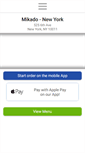 Mobile Screenshot of mikadonyc.com